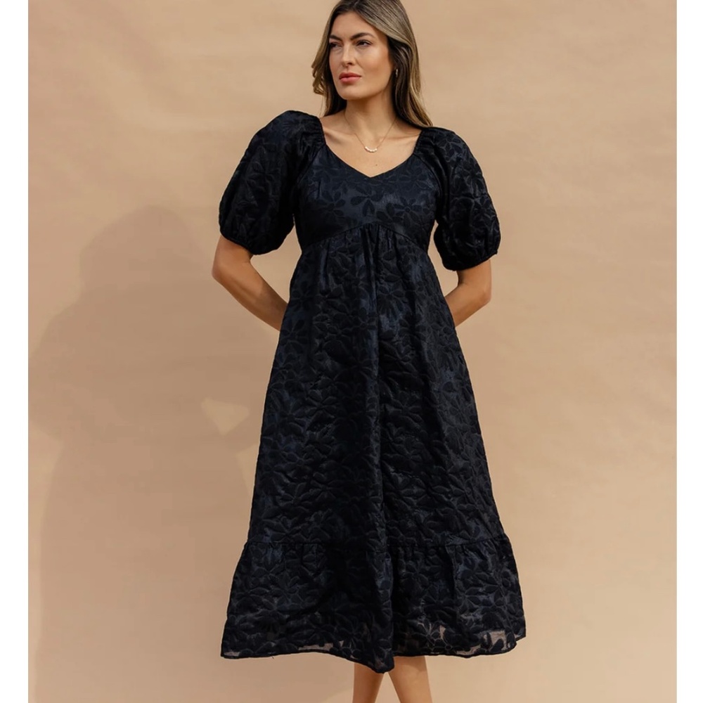 Roolee When the Party's Over Puff Sleeve Dress